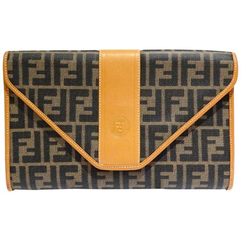 fendi clutches|vintage Fendi envelope clutch.